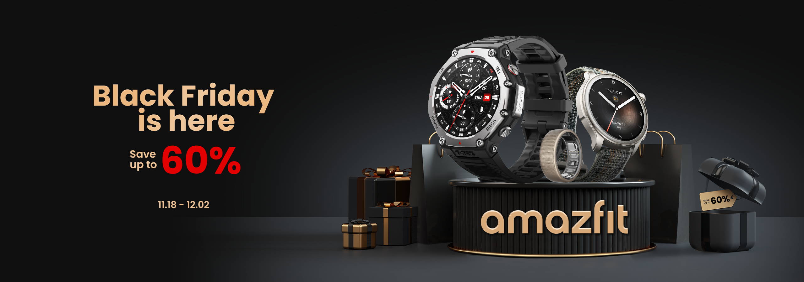 Amazfit Black Friday Sales Amazfit eu
